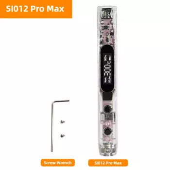 Интеллектуальный термостатический паяльник SEQURE SI012 Pro Max. Цветной световой дизайн. Поддержка жала TS/IS/T12. Только хост.