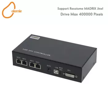 Интерфейс DVI 400000 пикселей H803TV Светодиодный контроллер Поддержка M5 Jinx! Главный светодиодный контроллер