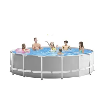 INTEX 26726 15 футов X 48 дюймов, призматическая рамка, Премиум набор для бассейна над землей, Ультра открытый бассейн, полный комплект