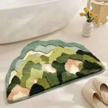 inyahome Микрофибра Коврики для ванной цветы