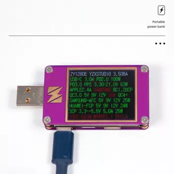IP5389 Двусторонняя быстрая зарядка PD Мобильный источник питания Батарея Внешнее портативное зарядное устройство большой емкости Power Bank Быстрая зарядка