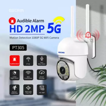 IP-камера купольная ESCAM PT305 YiLot APP, 3 Мп, 1296P