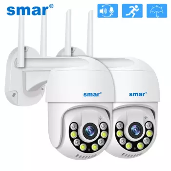IP-камера Smar, 1080P, 3 Мп, PTZ, Wi-Fi, двустороннее аудио