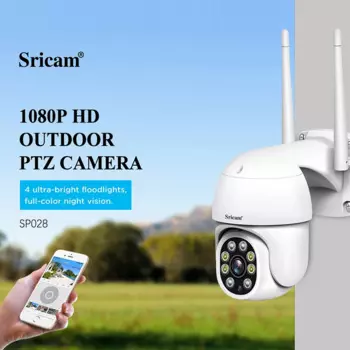 IP-камера Sricam SP028 PTZ, 5 МП, 1080P, ночное видение