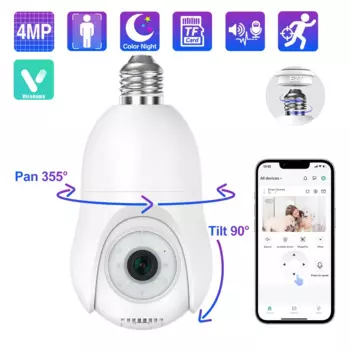 IP-камера Techage, 4 МП, Wi-Fi, PTZ, двустороннее аудио
