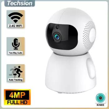 IP-камера видеонаблюдения, 4 МП, 1080P, Wi-Fi, PTZ