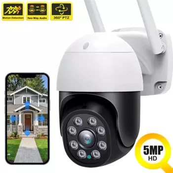 IP-камера видеонаблюдения 5 МП, Wi-Fi, 360 P, 3 Мп