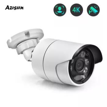 IP-камера видеонаблюдения AZISHN, 8 Мп, 4K, H265 + POE