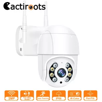 IP-камера видеонаблюдения cactiroot, 2 МП, 1080P, Wi-Fi, цифровой зум