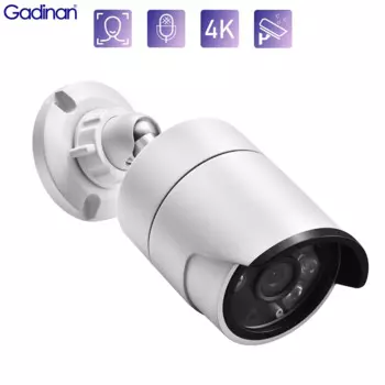 IP-камера видеонаблюдения Gadinan, 8 Мп, 4K, POE, 5 МП, 4 МП