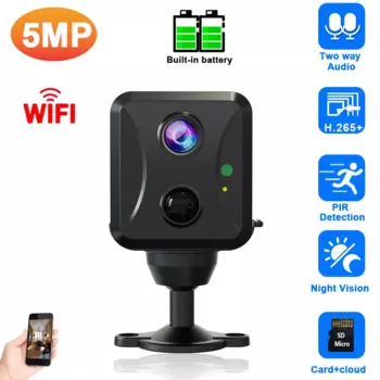 IP-камера видеонаблюдения HD, 5 МП, Wi-Fi, 2K