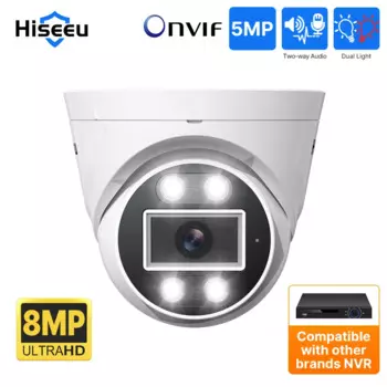 IP-камера видеонаблюдения Hiseeu, 8 Мп, Wi-Fi