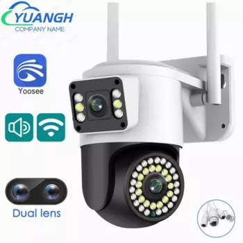 IP-камера Yoosee с двойным объективом, 4 МП, Wi-Fi
