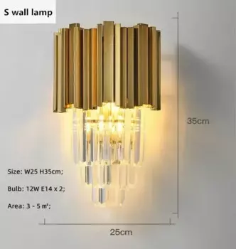 IQXA Золотая подвесная люстра LED