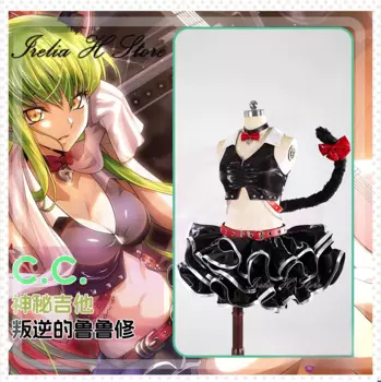 Irelia H Store CC От Code Geass C костюмы для косплея C.C кошка группа аниме сексуальные костюмы для женщин