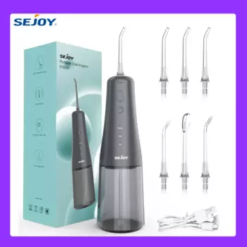 Ирригатор для полости рта SEJOY, аккумуляторный, USB, 300 мл
