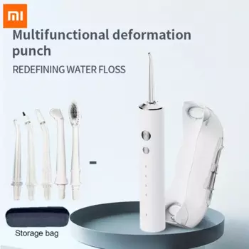Ирригатор полости рта Xiaomi, многофункциональный портативный ирригатор для зубов, 300 мл