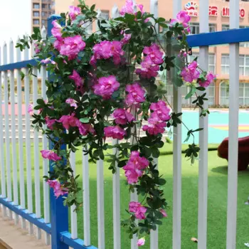 Искусственная Красная стена Yingshan, розетка из рододендрона