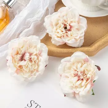 Искусственные цветы Dahlias, шелк, 5 шт