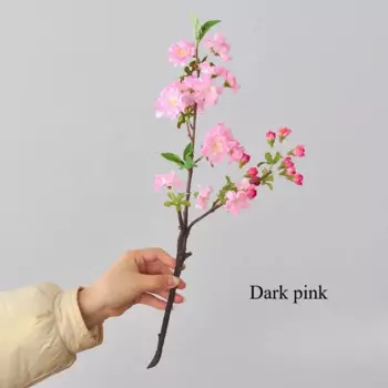 Искусственный шелковый цветок вишни