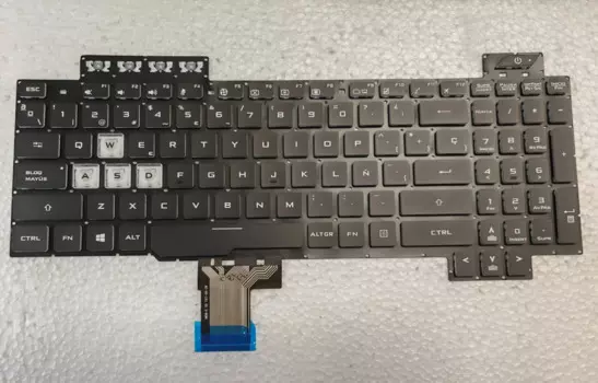 Испанская клавиатура для ASUS TUF Gaming GL504 GL504GV GL504G GL504GM GL504V FX80 FX80GE FX86 FX8686S FX86F FX504 FX504GD FX504GE