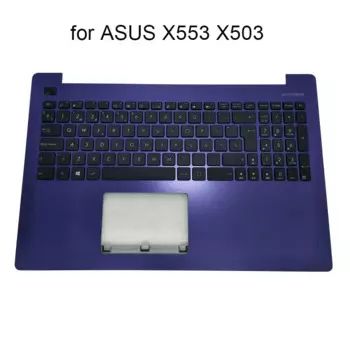Испанская клавиатура для ноутбука Asus X553 X553M K553MA X553MA F553MA X503 ES испанские клавиатуры фиолетовый C корпус 13NB04X3AP0421