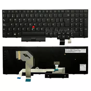 Испанская клавиатура T570 для Lenovo Thinkpad T570 P51S T580 P52S 01EN928 79M01HT SN20MO7806 SP с подсветкой