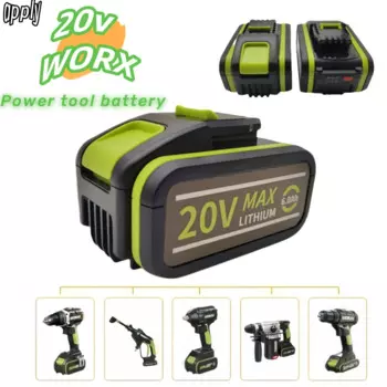 Используется для WORX WA3551 20 В 12 Ач аккумулятор для беспроводного электроинструмента WA3572 WA3553 WX390 WX176 WX178 WU268 литий-ионный аккумулятор для электроинструмента
