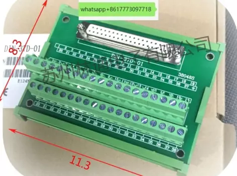 Исследование Hua Linghua DIN37D-01 (G) 37P релейный клеммный блок клеммная колодка клеммная плата