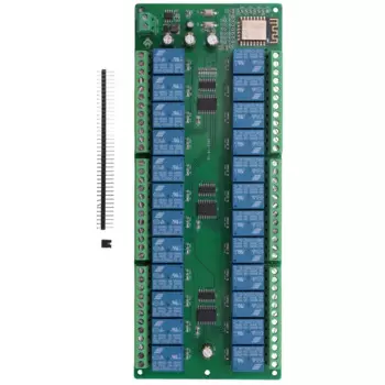 Источник питания постоянного тока ESP8266 WIFI 24-канальный релейный модуль 12 В ESP-12F Макетная плата ESP-12F Модуль Wi-Fi