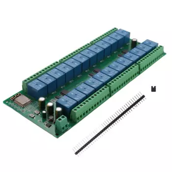 Источник питания постоянного тока ESP8266 WIFI 24-канальный релейный модуль 12 В ESP-12F Макетная плата ESP-12F Модуль Wi-Fi
