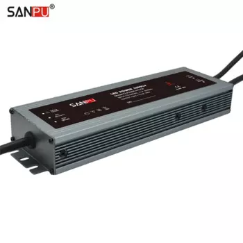 Источник питания SANPU 24 В, водонепроницаемый IP67 250 Вт 230 В 220 В переменного тока в постоянный ток 24 В, трансформатор освещения, светодиодный драйвер, ультратонкий для светодисветодиодный