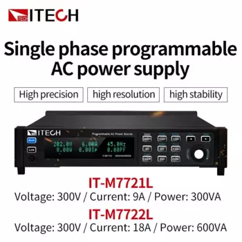 IT7321 высокопроизводительный Программируемый Однофазный источник питания переменного тока с переменной частотой 220 В