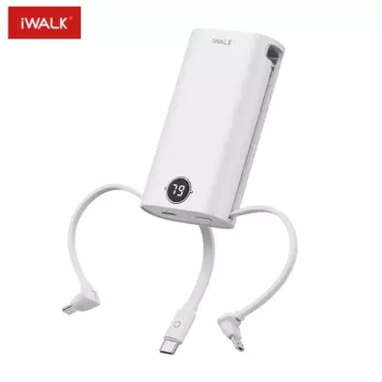 iwalk поставляется встроенный блок питания, быстрая зарядка, портативный, легкий капсульный мини, подходит для освещения iPhone Type-C.