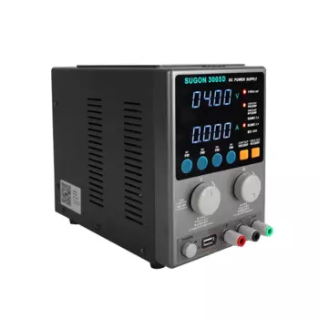 Измеритель мощности 3005D, 220 В, 160 Вт, источник питания с регулируемым источником питания высокой мощности, 30 в, 5 прецизионных четырехзначных цифровых дисплеев, источник питания