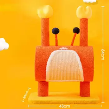 Износостойкая Когтеточка для кошек, вертикальная Когтеточка для когтей, стойкая к царапинам сизальная Когтеточка, игрушка для кошек