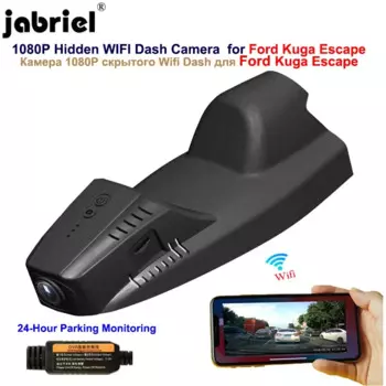 Jabriel для Ford Kuga Escape 2008 2009 2010 2013 2014 2015 2016 2017 2018 2019 Авто 1080P Wi-Fi Видеорегистратор Автомобильная камера