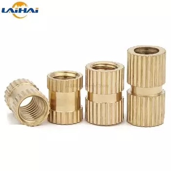 JARBLUE Вставные гайки из латуни M1.4 M2 M2.5 M3 M4 M5 M6 M8