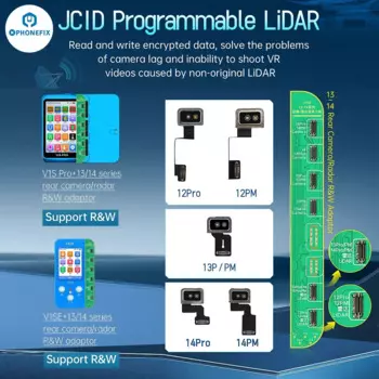 JCID LiDAR ремонт радара FPC Гибкий адаптер для iPhone 12 Pro-14 Pro Макс проблемы с камерой из-за неподлинной задней камеры