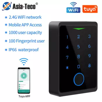 Экономичная Водонепроницаемая сенсорная клавиатура IP66 с Wi-Fi и подсветкой, 2,4 ГГц