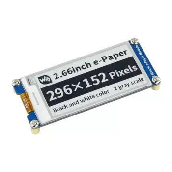 Экранный модуль E-Ink E-Paper Модуль экрана дисплея E-Ink 2,66 дюйма, подходит для Raspberry Pi
