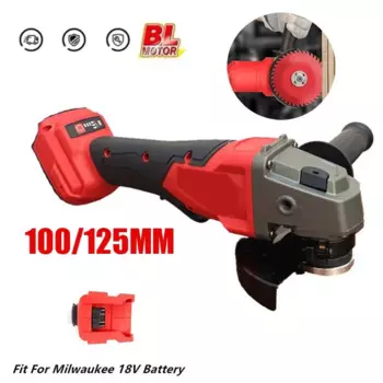 Электрическая Беспроводная шлифовальная машина Milwaukee M14, 18 В, 3 скорости, 100/125 мм