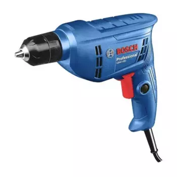 Электрическая дрель Bosch GBM400KL, самоблокирующаяся цанговая версия, универсальная дрель по дереву и металлу