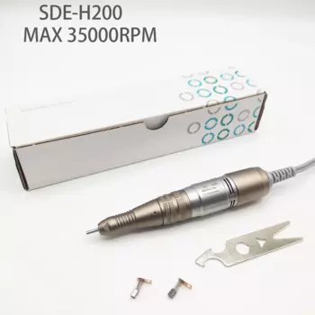 Электрическая дрель для ногтей SDE H200 35000 об/мин для Marathon Strong 210 211 маникюрная машинка наконечник оборудование дрель ручка инструменты