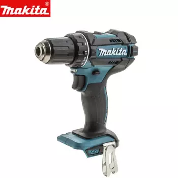 Электрическая дрель Makita DDF482, 18 в, литиевая зарядка, высокомощный бесщеточный двигатель, мягкая резиновая ручка, только изящный инструмент