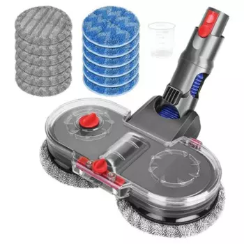 Электрическая Насадка для пылесоса Dyson V10 V12 Slim, со съемным резервуаром для воды и 12 моющихся швабр