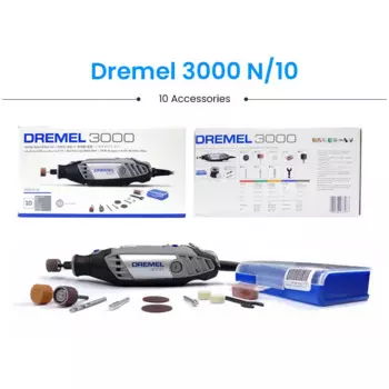 Электрическая шлифовальная машина Dremel 3000 с 30 шт. аксессуаров для дома, многофункциональный вращающийся инструмент «сделай сам», шлифовальный станок для резки и гравировки