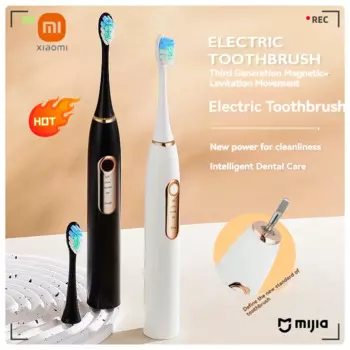 Электрическая зубная щетка XIAOMI MIJIA IPX7, умная Водонепроницаемая ультразвуковая щетка для отбеливания зубов, зубная щетка для зубных щеток