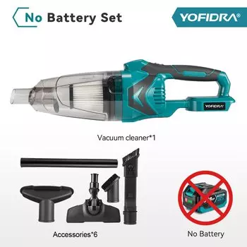 Беспроводной пылесос Yofidra 1500 Вт