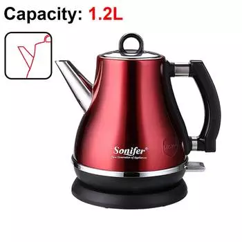 Электрический чайник Sonifer 1.2 л нержавеющая сталь 1500 Вт
